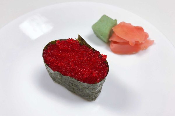 Tobiko (Flying Fish Roe) Nigiri