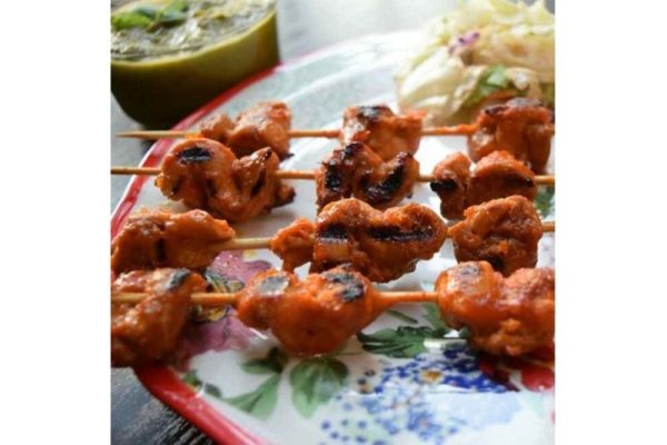 Mango Chicken Tikka Kebob