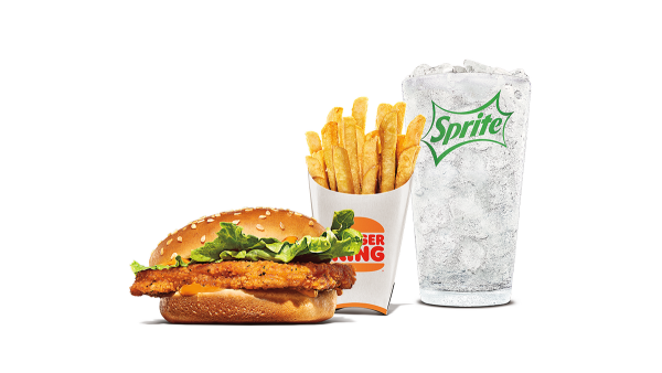 Spicy Chicken Jr. Sandwich Large Combo