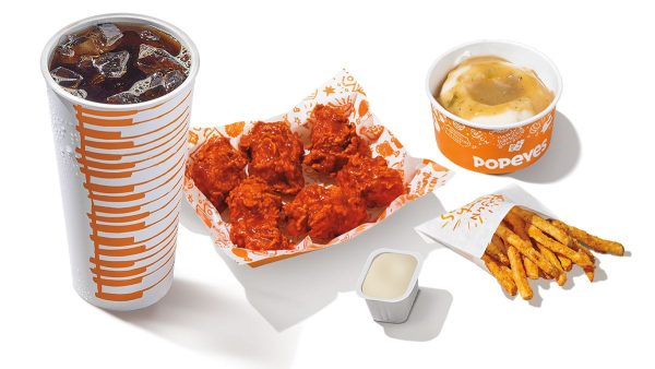 6 Piece Boneless Wings Large Combo