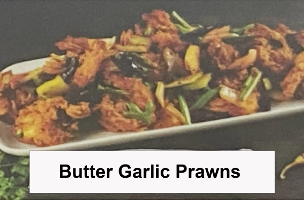 butter garlic prawns