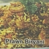 Prawn biryani