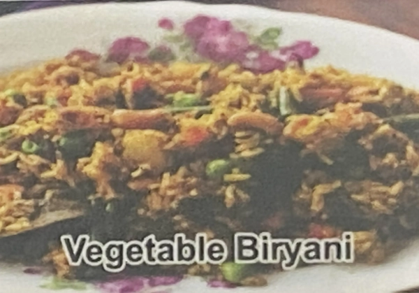 Vegetable biryani